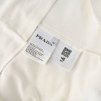 PRADA Oval Embroidery Short-Sleeve Polo Shirt