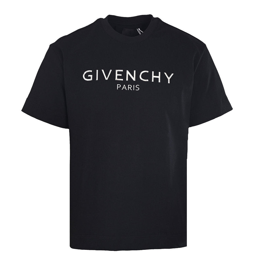 Givenchy Paris Vintage Logo Oversized T-Shirt – Black