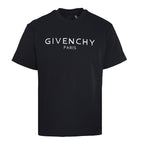 Givenchy Paris Vintage Logo Oversized T-Shirt – Black