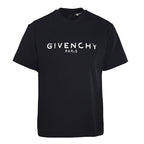 Givenchy Paris Vintage Logo Oversized T-Shirt – Black