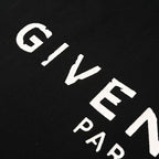 Givenchy Paris Vintage Logo Oversized T-Shirt – Black