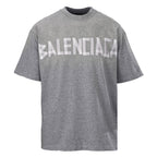 Balenciaga Masking Tape Logo T-Shirt – Grey