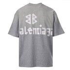 Balenciaga Masking Tape Logo T-Shirt – Grey
