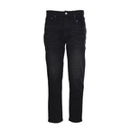Louis Vuitton Black High-Waisted Straight-Leg Jeans