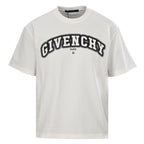 Givenchy Paris College Arch Logo Oversized T-Shirt – White