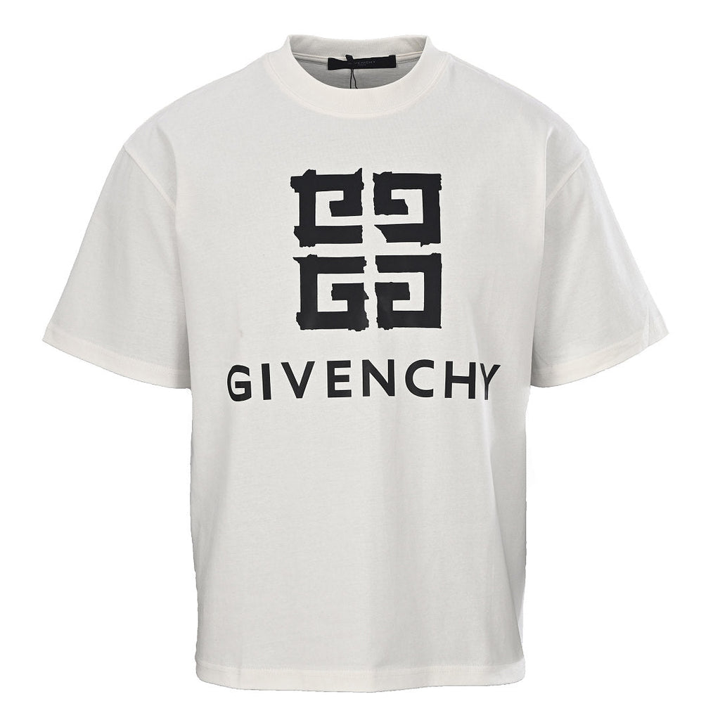 Givenchy 4G Brushstroke Logo Oversized T-Shirt – White