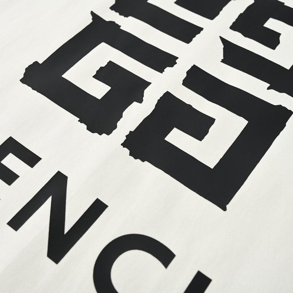 Givenchy 4G Brushstroke Logo Oversized T-Shirt – White