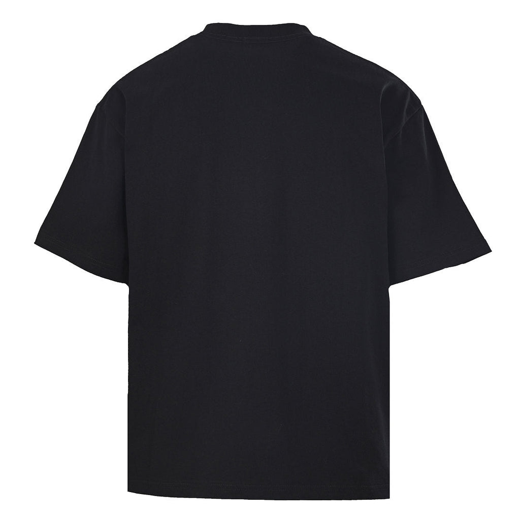 BURBERRY Graffiti Equestrian Knight Print Crew-Neck Short-Sleeve T-Shirt