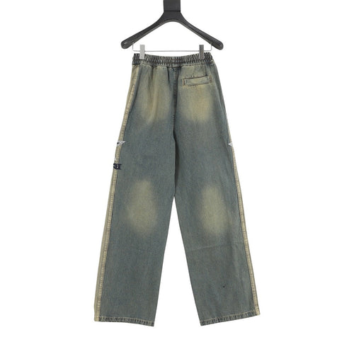 AMIRI Five-Star Embroidered Jeans