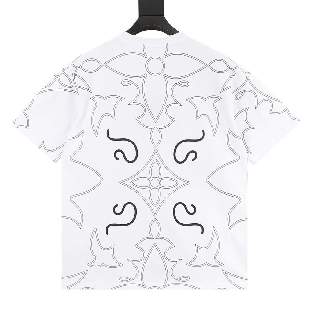 Louis Vuitton All-Over Monogram Outline Graphic T-Shirt