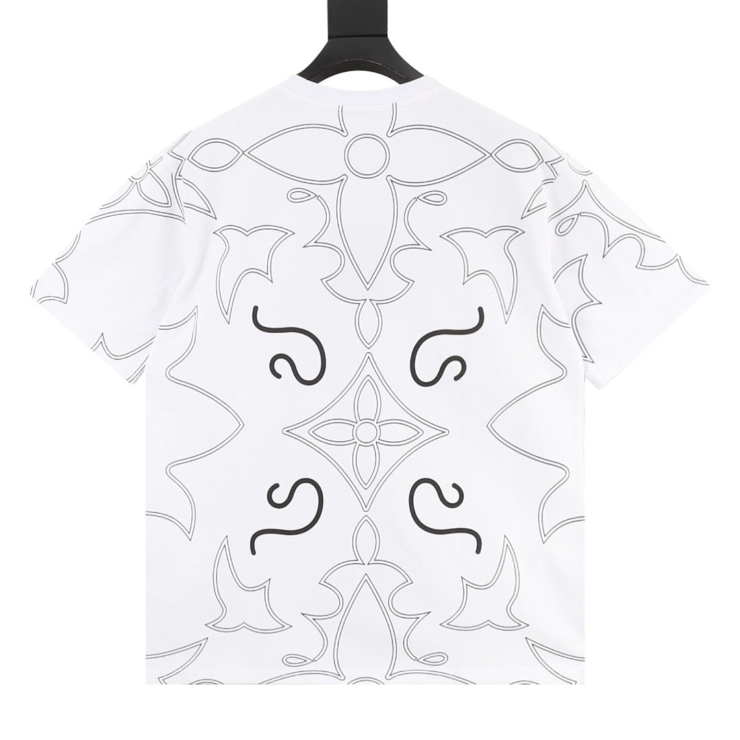 Louis Vuitton All-Over Monogram Outline Graphic T-Shirt