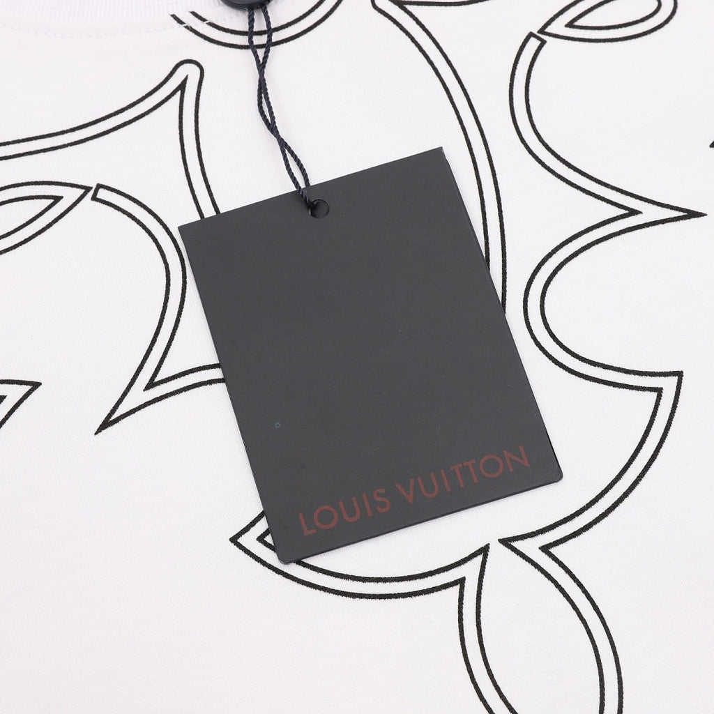 Louis Vuitton All-Over Monogram Outline Graphic T-Shirt