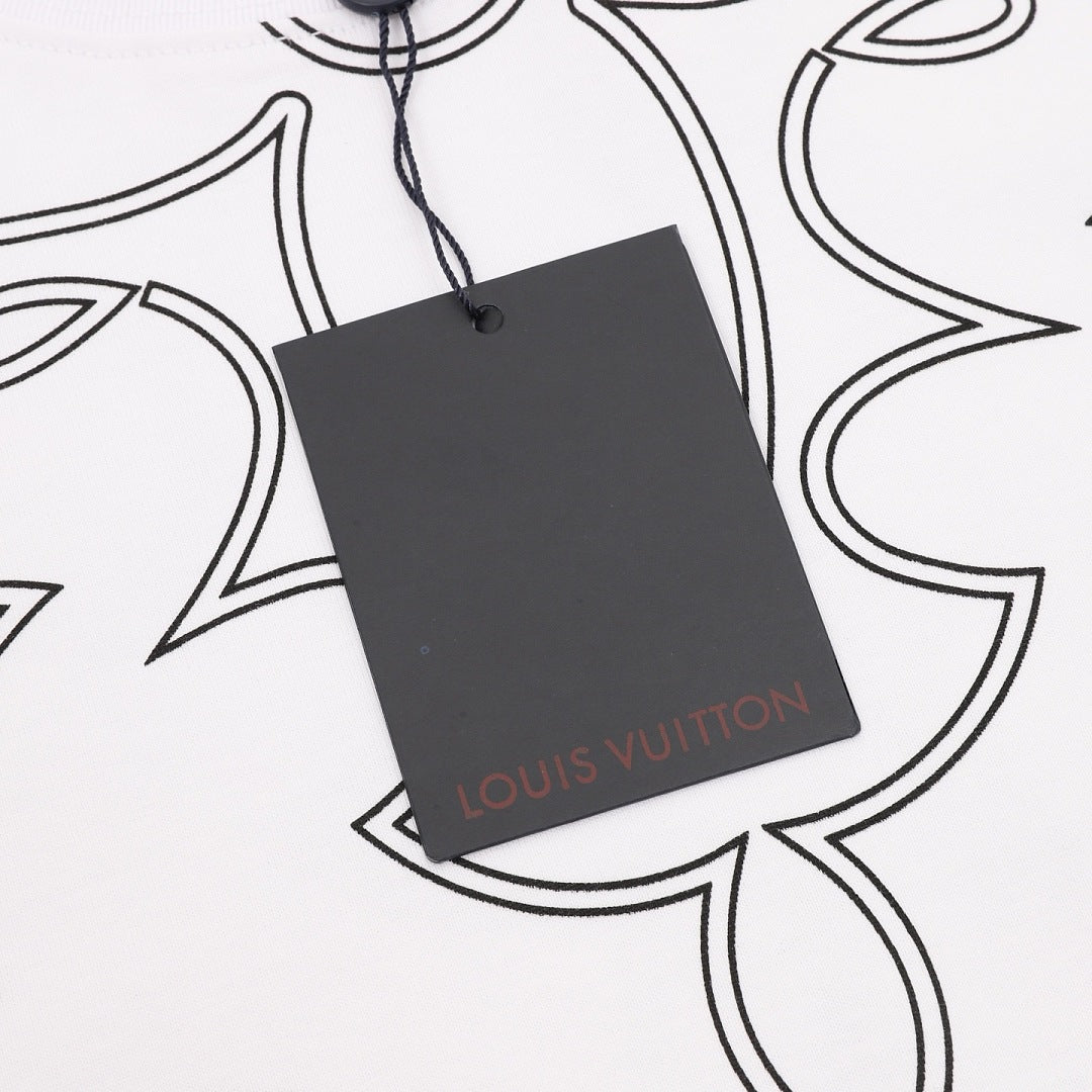 Louis Vuitton All-Over Monogram Outline Graphic T-Shirt
