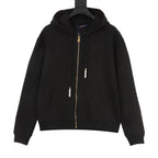 Louis Vuitton Zip-Up Hoodie Black