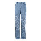 Louis Vuitton High-Waisted Straight-Leg Denim Trousers