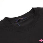 Louis Vuitton 26SS Cherry Blossom Embroidered LV Logo Short Sleeve T-Shirt