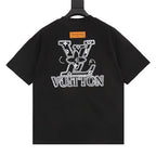 Louis Vuitton 26SS Front & Back LV Logo Embroidered T-Shirt