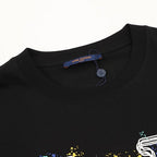 Louis Vuitton SS26 Graffiti Oversized LV Logo Print T-Shirt