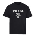 PRADA Bird's Nest Woven Embroidery T-Shirt
