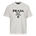PRADA Bird's Nest Woven Embroidery T-Shirt