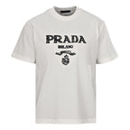 PRADA Bird's Nest Woven Embroidery T-Shirt