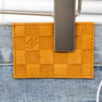 Louis Vuitton Logo-Embroidered Straight-Leg Jeans